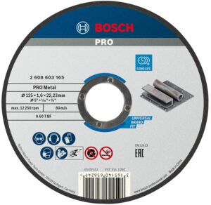 Bosch Professional Cutting Disc/Wheel for Metal Standard Flat Hub 2608603165
