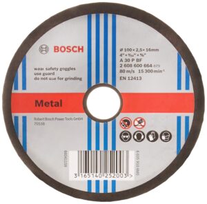 Bosch 100mm Metal Cutting Disc 4 Inch 100mm Abrasive Wheel | 2608600664