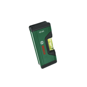 Bosch Spirit Level 12cm (Mini Level; Precise Alignment with Fluorescent Bubble for Horiziontal Reading; Aluminum Body; Softgrip Bumpers; V-Groove) HT-1600A032V4